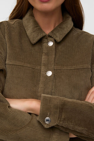 Jamie Corduroy Shacket - Zeemeermin