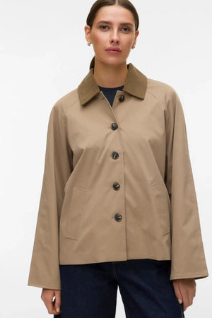 Chelseafia Short Jacket -  Silver Mink