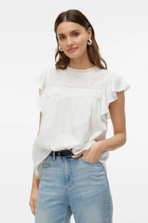Trine Lace Top - Sneeuwwit