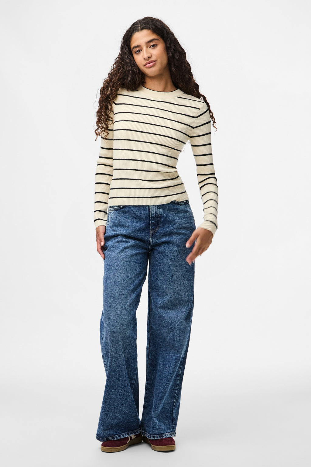 Mira New O-hals breisel - Berken/zwart