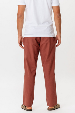 Linen Pants - Terracotta