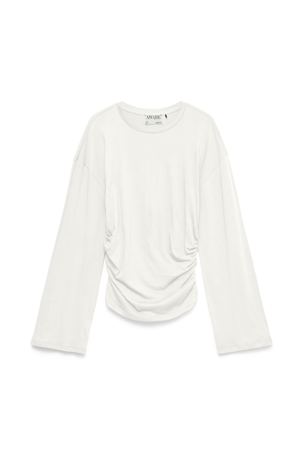 Navaro top met O-hals - Sneeuwwitje