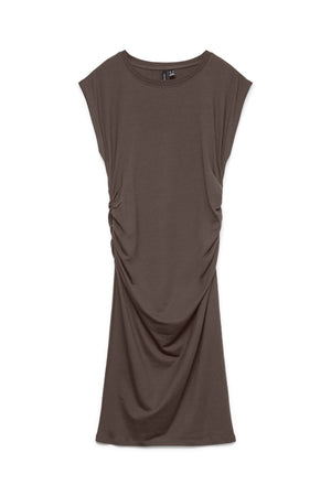 Ava Sarah korte jurk - Chocolate Martini