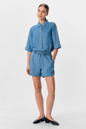 Frame Shorts - Light Blue Denim