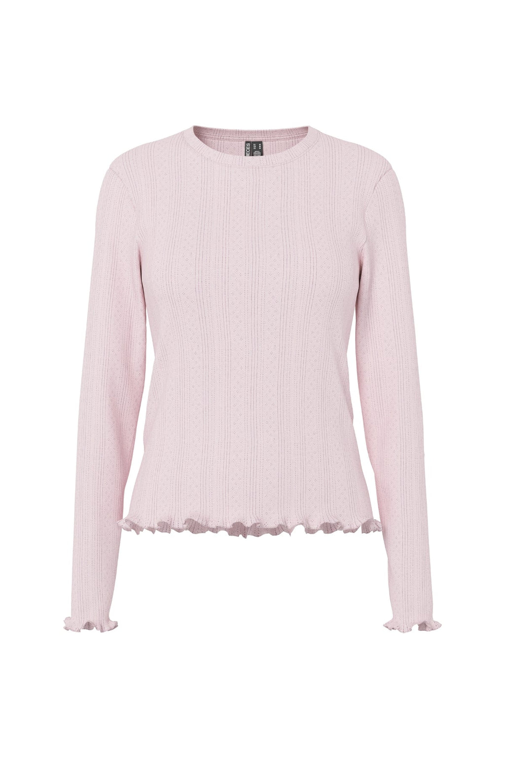 Marie O-hals top - roze lepelaar