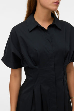 Friba korte jurk - zwart