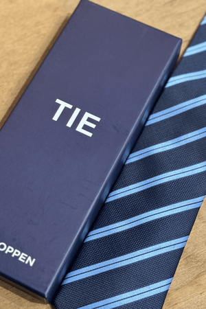 Tie - Black/Light Blue