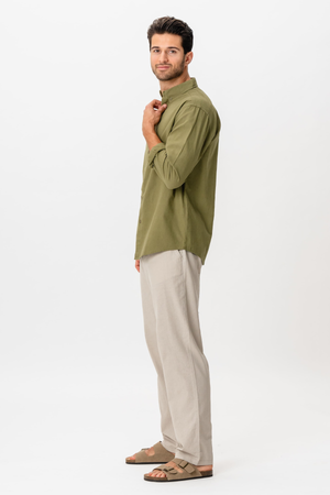 Linen Shirt - Green