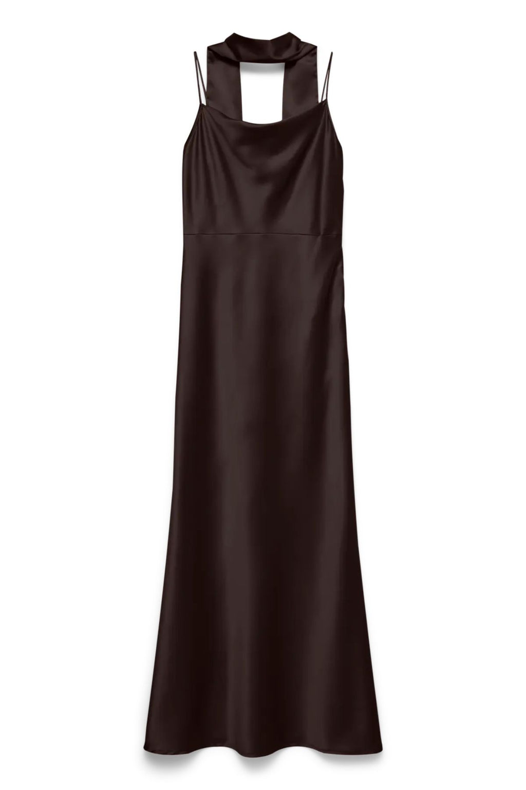 Cenia Singlet Sjaal Enkeljurk - Chocoladetaart
