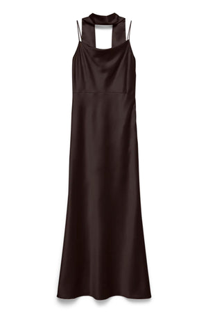 Cenia Singlet Sjaal Enkeljurk - Chocoladetaart
