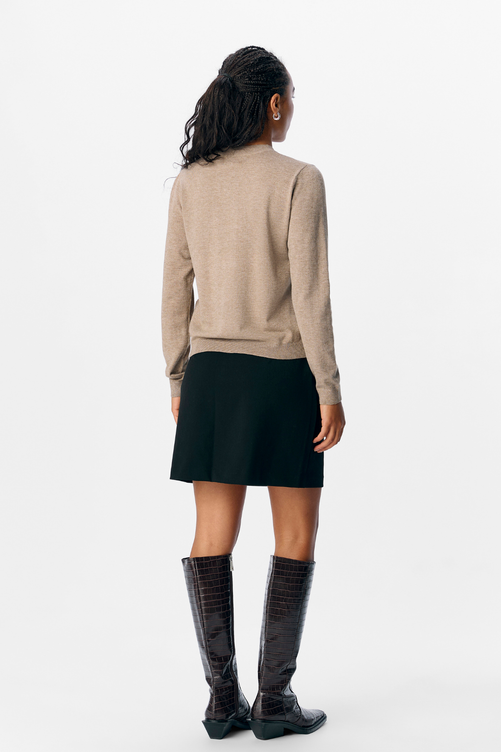 Lisa MW Mini Rok - Zwart