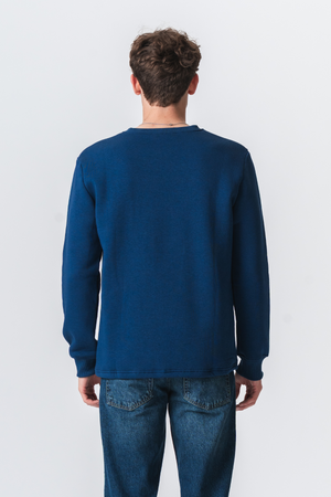 Pocket sweatshirt Regular Fit - marine