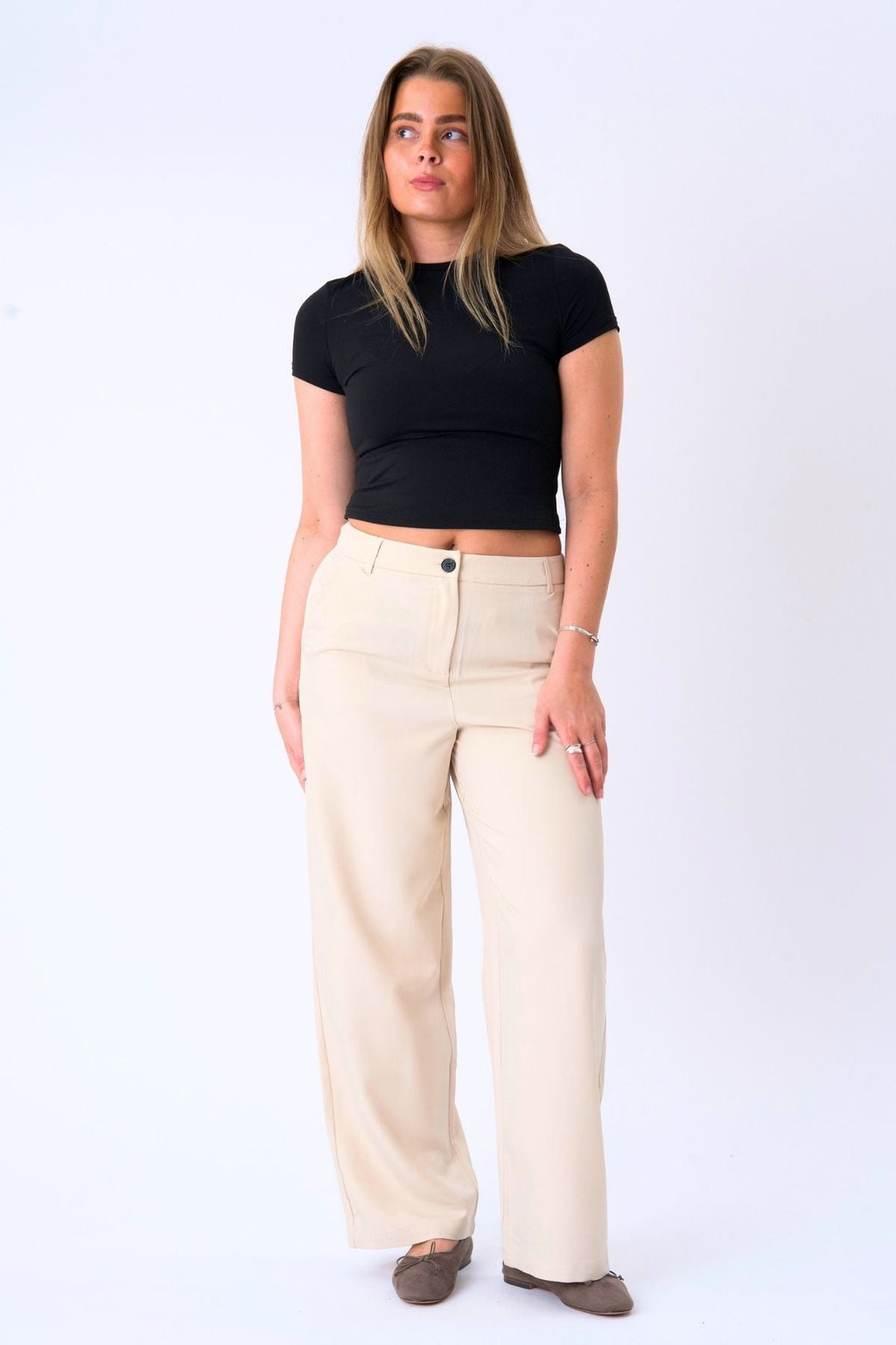 Klassiek pak Pants - Beige