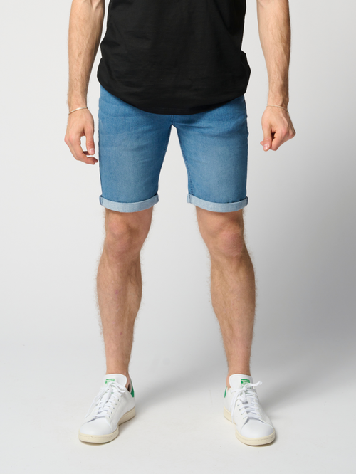 The Original Performance Denim Shorts - Denim Blauw