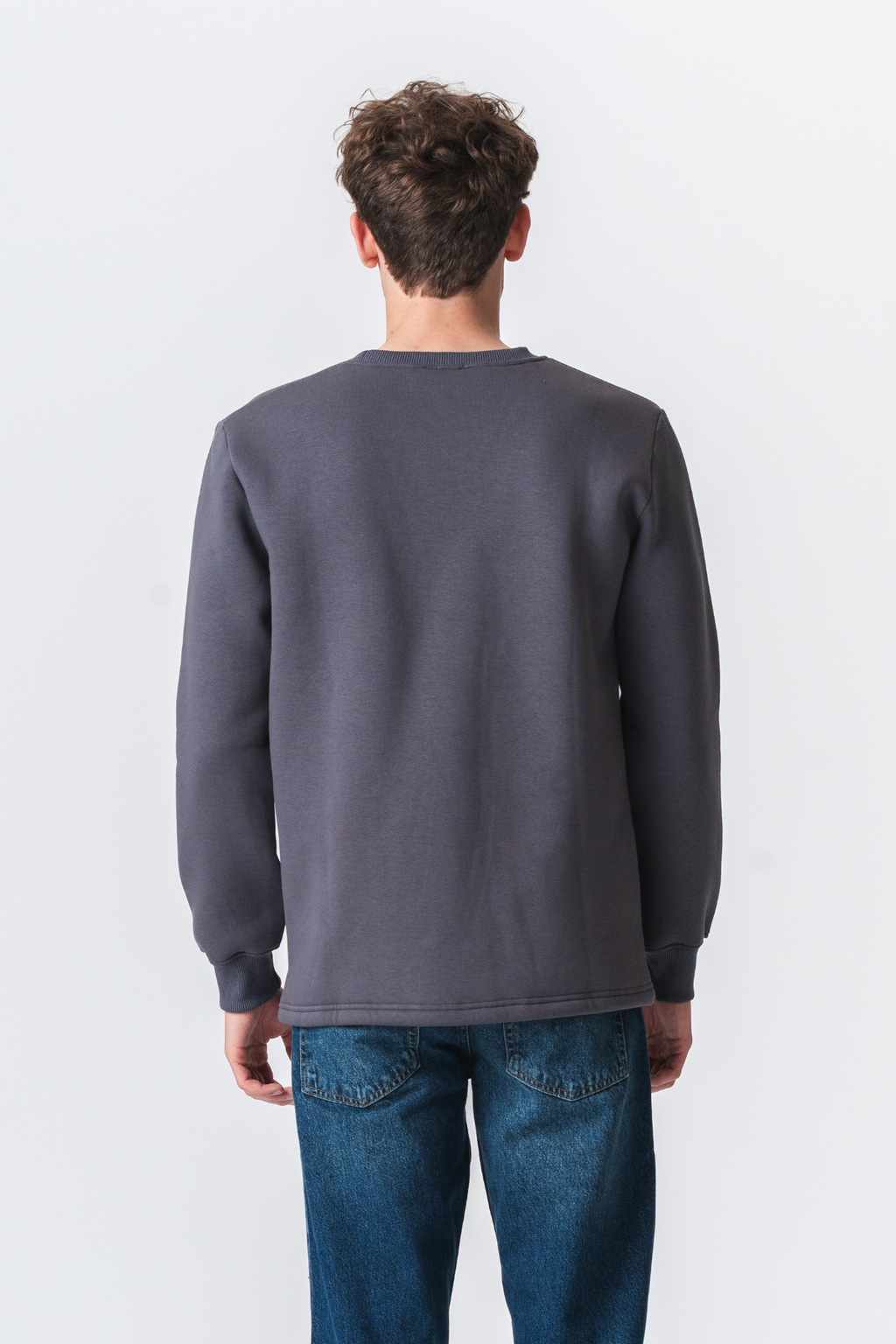 Pocket Sweatshirt Regular Fit - Dark Grey