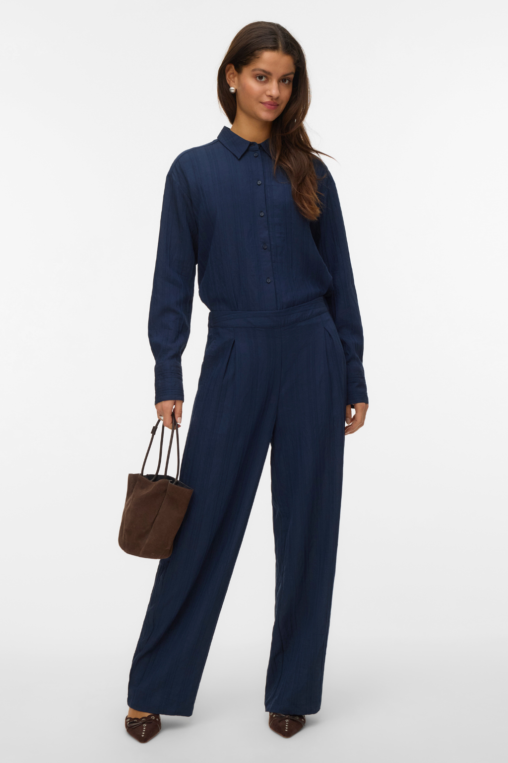 Irine Rechte broek - Navy Blazer