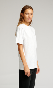 Oversized t -shirt - lichtgrijs melange