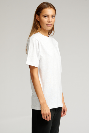 Oversized t -shirt - lichtgrijs melange