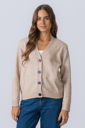 Gebreide vest - beige