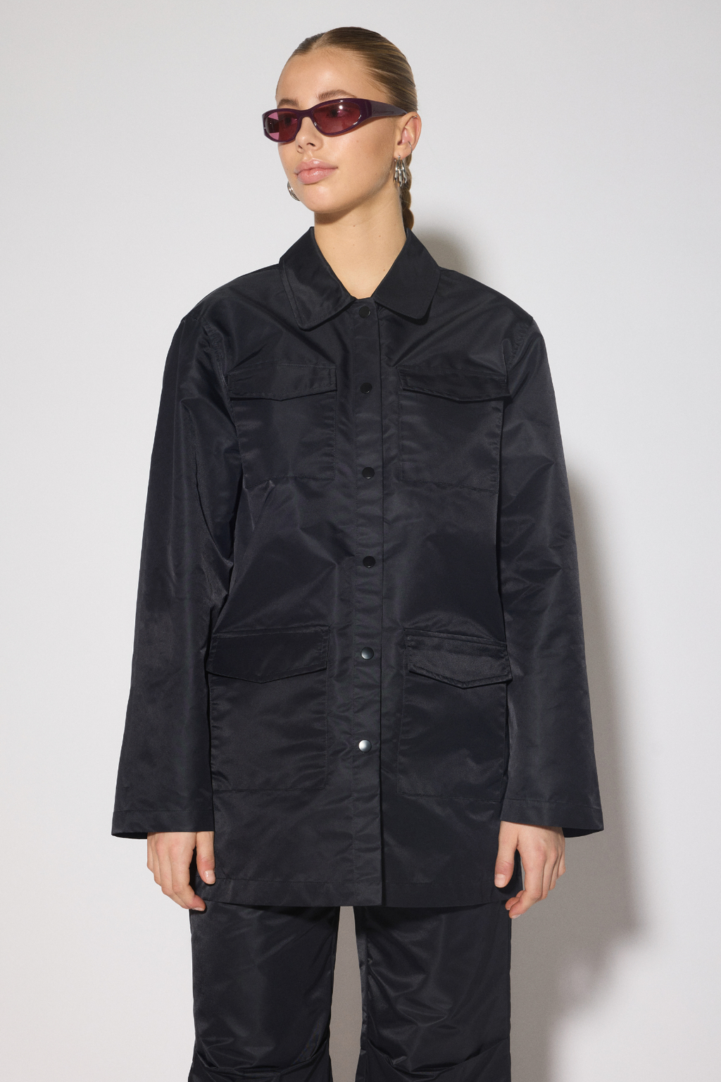 NECO Oversize Shirt - zwart