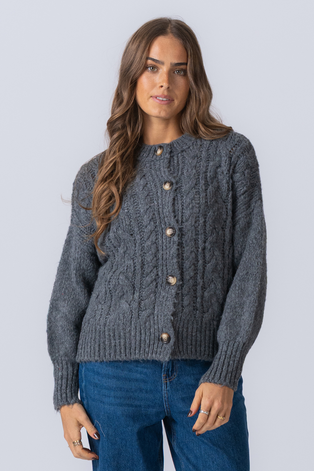 Botton Knit - Grijs