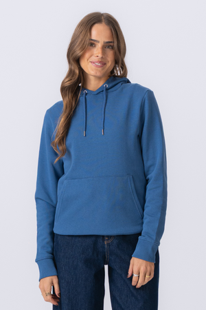 Sweatshirt hoodie - stoffig blauw
