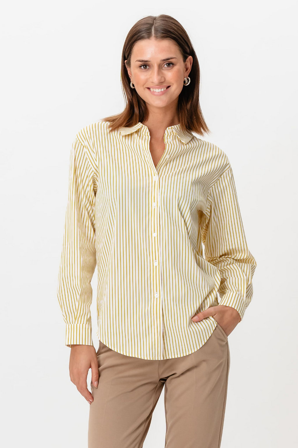 Tutta lo l/s shirt - geel