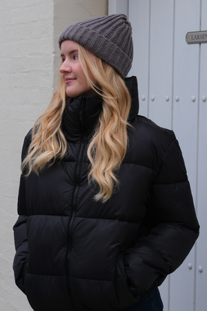 Ribbed Beanie - Dark Gray