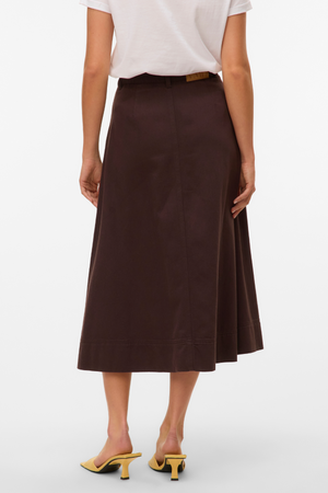 Filia gekleurde denimrok - chocoladetort