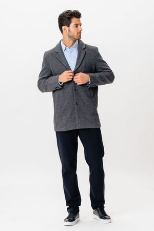 Klassieke jas - Grijs