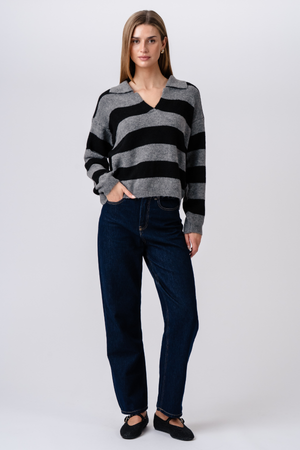Nora Gebreid - Grijs/Zwart