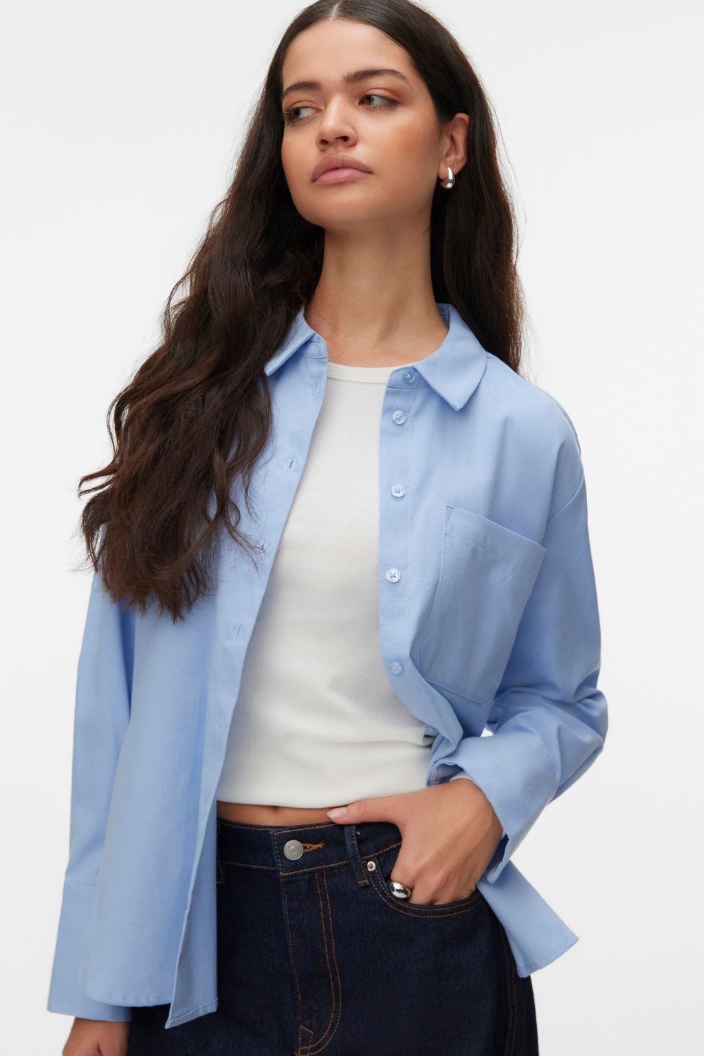 Inge Overhemd - Brunnera Blauw