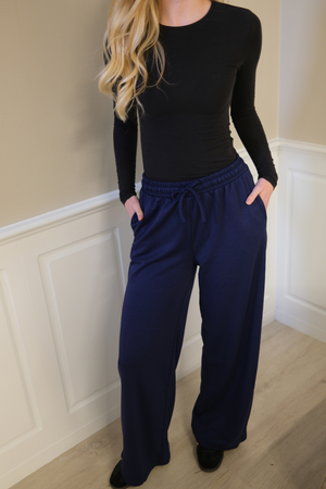 Sweatpants Wide - Navy