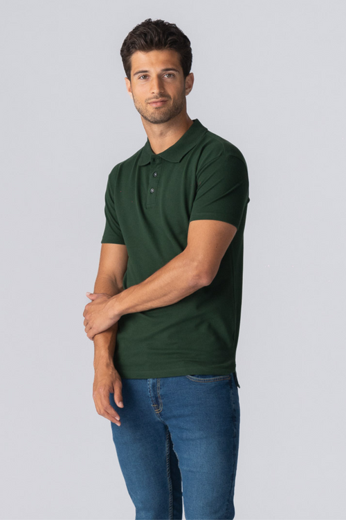 Muscle Polo shirt - donkergroen