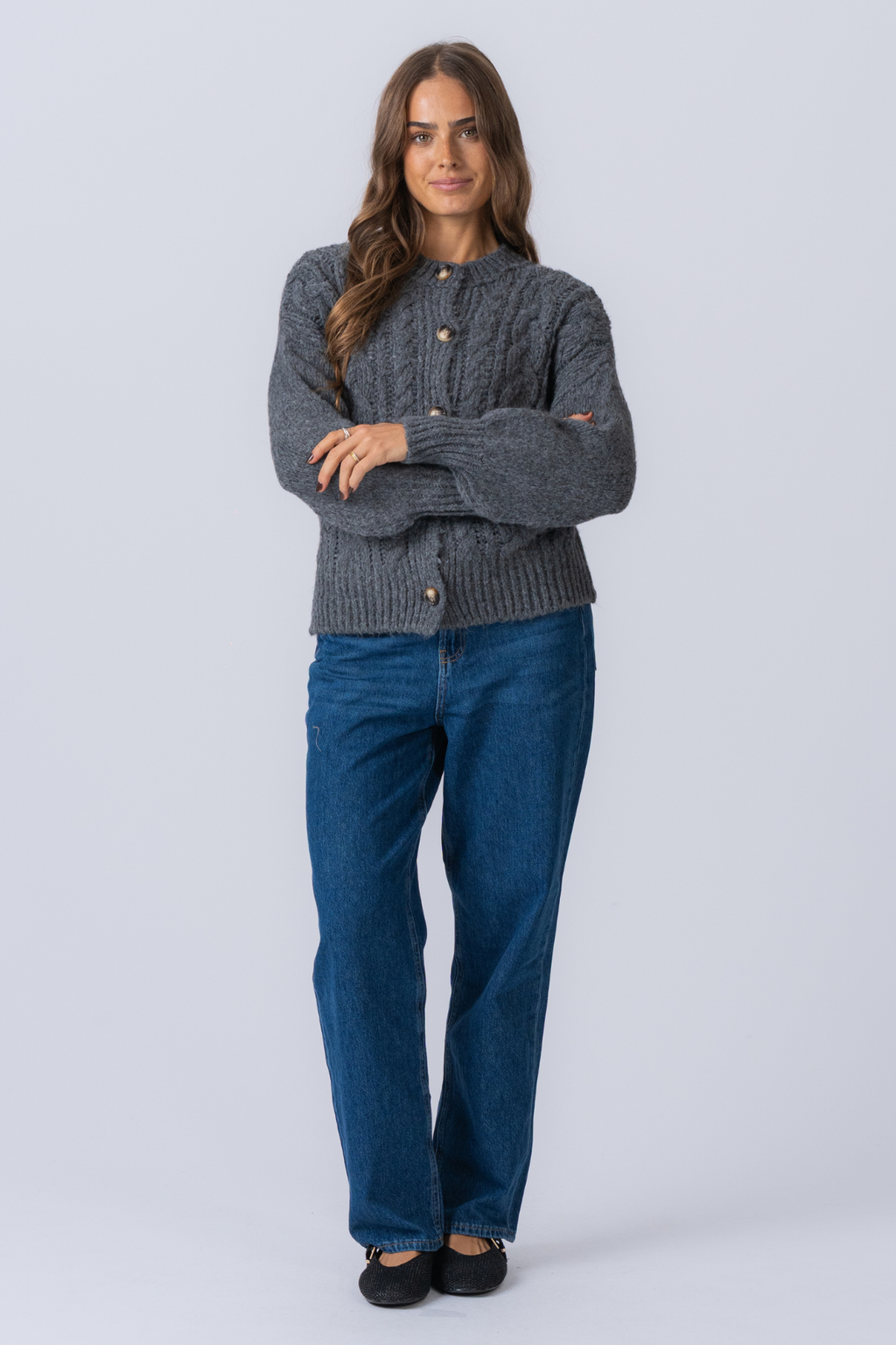 Botton Knit - Grijs