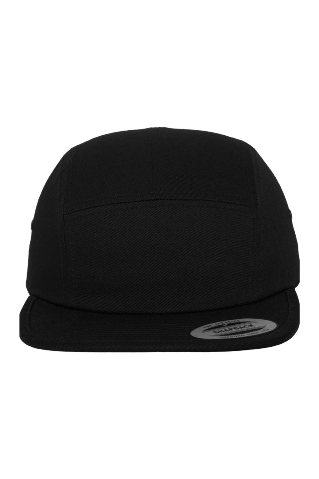 5 Panel Cap - Black