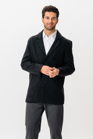 Klassieke jas - Zwart