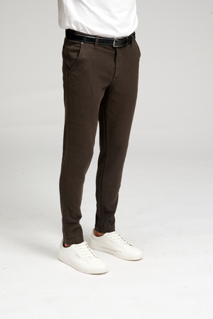 De Originale Performance Structure Pants - Mørkebrun - TeeShoppen - Brun