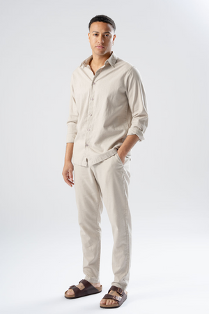 Linen Pants - Sand