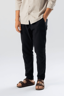 Linen Pants - Black