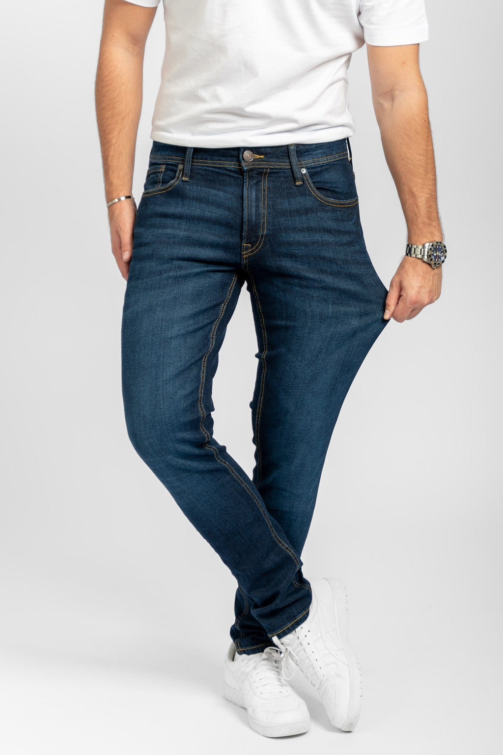 The Original Performance Jeans (Slim) - Dark Blue Denim