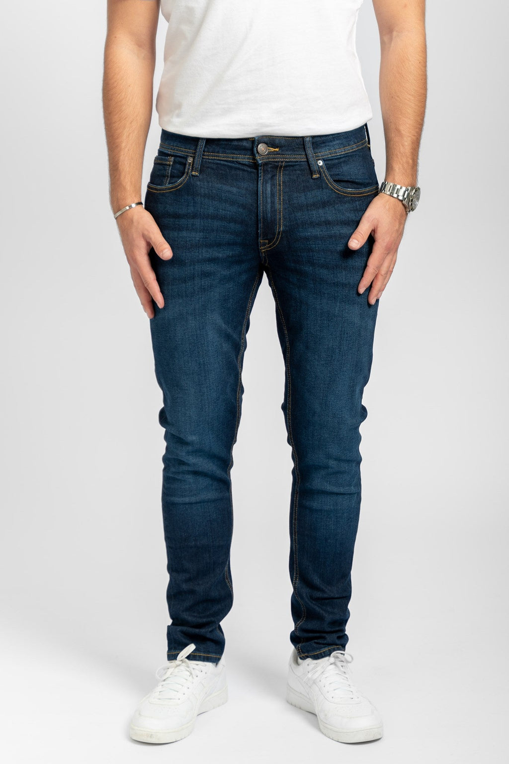 The Original Performance Jeans (slank) - donkerblauwe denim