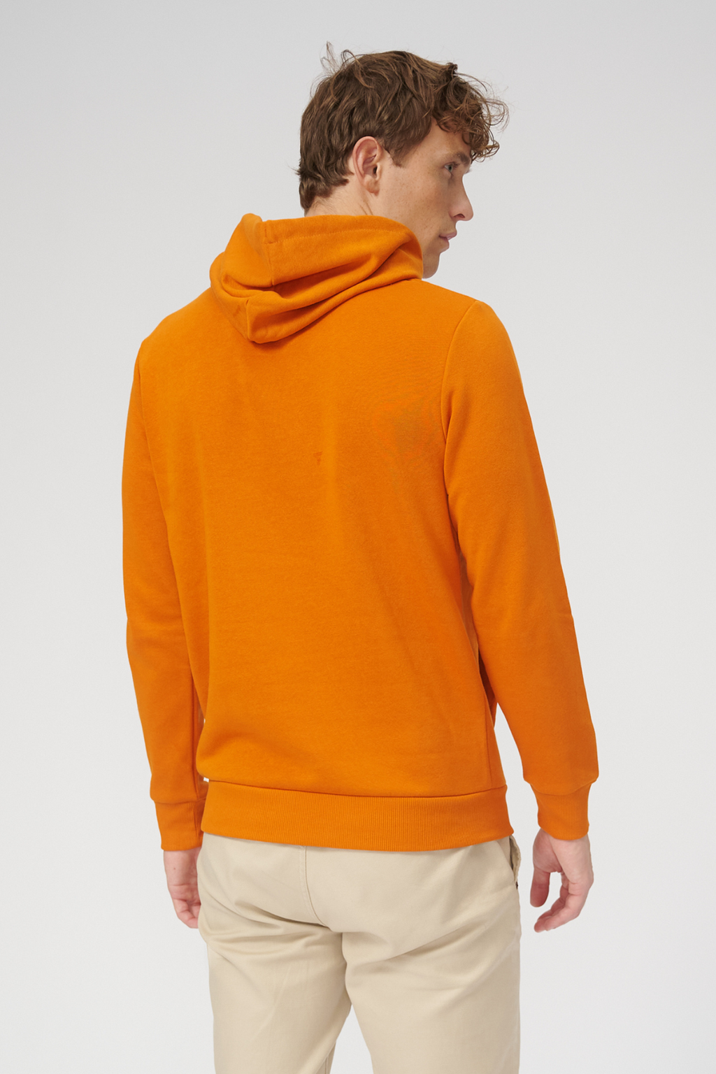 Basic Hoodie Sweat - Oranje