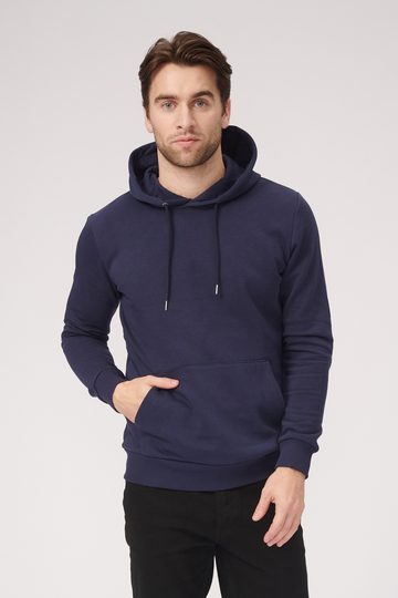 Basic Hoodie Sweat - Navy