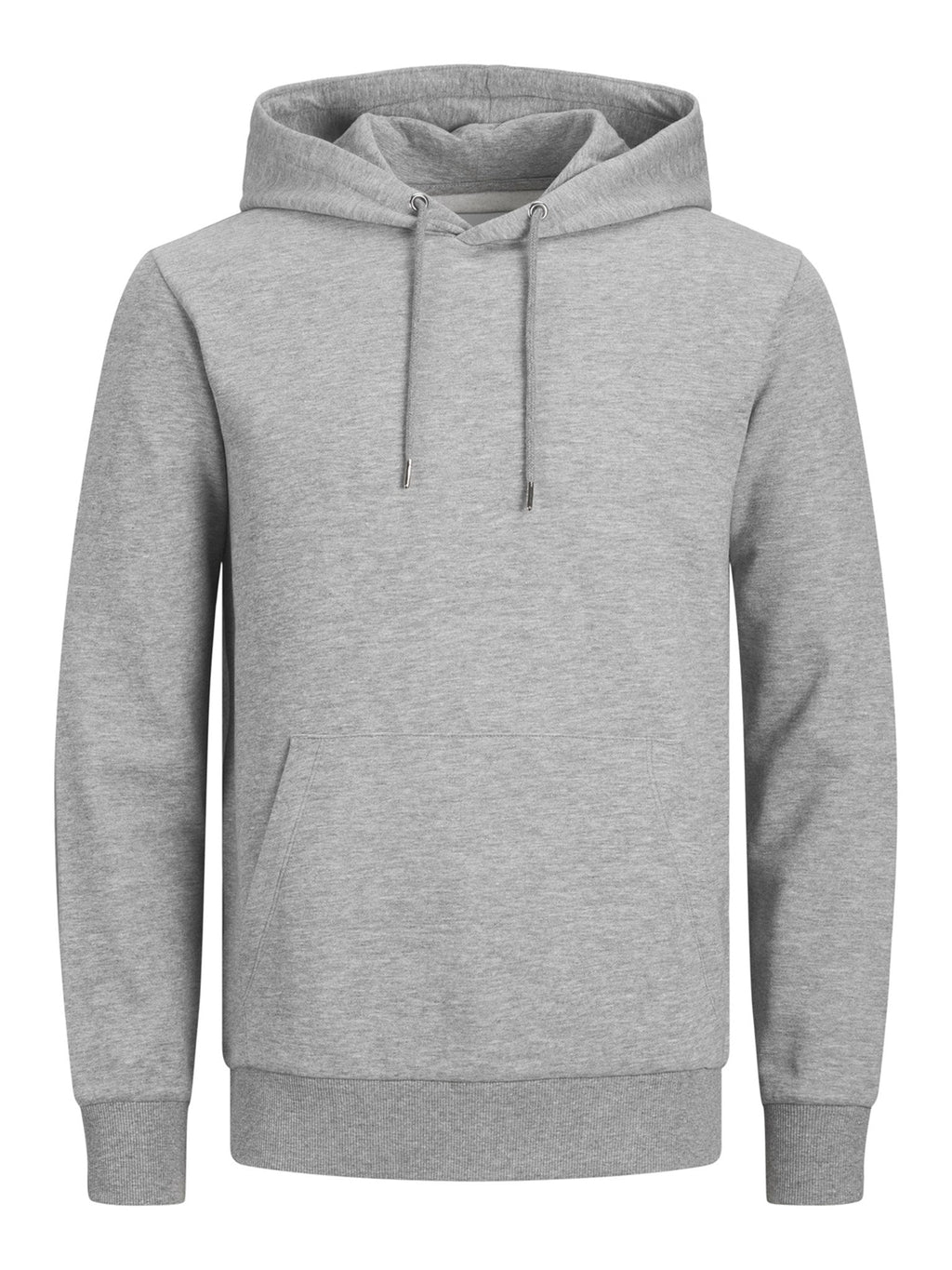 Basic Hoodie Sweat - Light Gray Melange