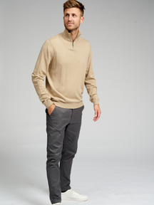 Basic Breihoge zip - beige