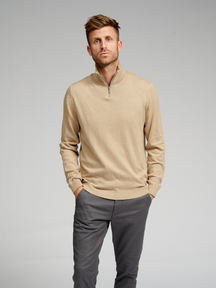 Basic Breihoge zip - beige