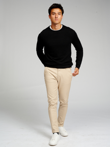 Basic BreiT Crewneck - zwart