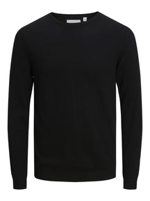 Basic Knit Crewneck - Black