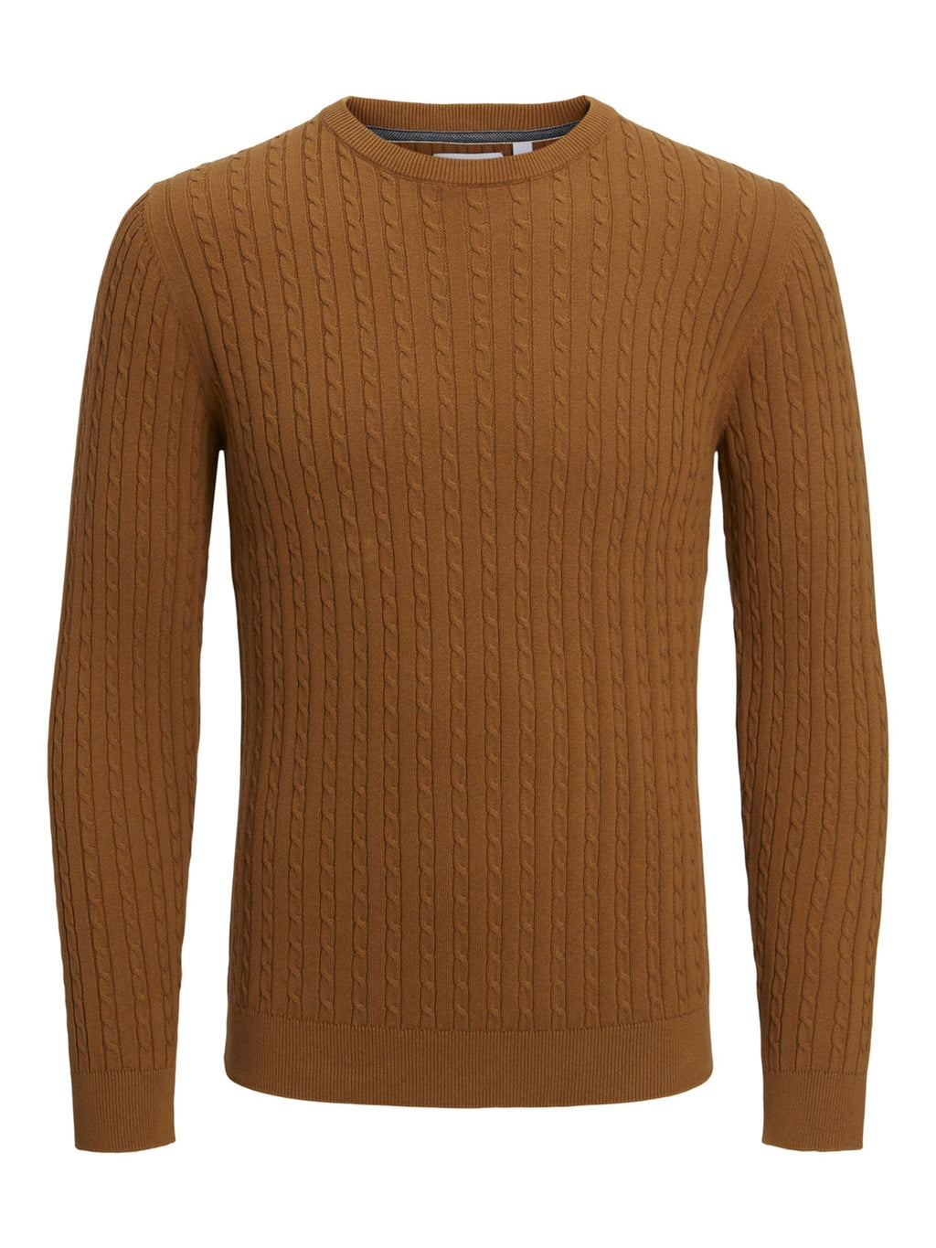 Cable Knit Crewneck - lichtbruin